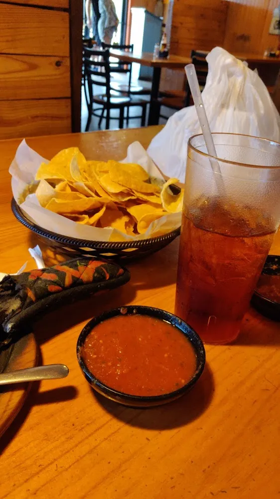 Chips and Iced Tea