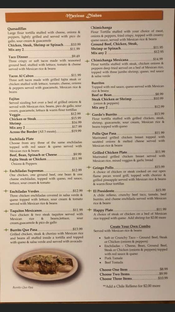 Que Pasa Menu image 1